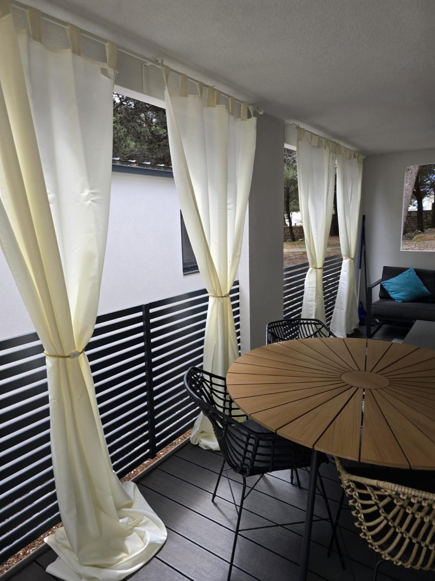 Luxury Mobile Home Pretty Green - Premium - Oaza Mira Resort -50 M From The Beach Drage Kültér fotó